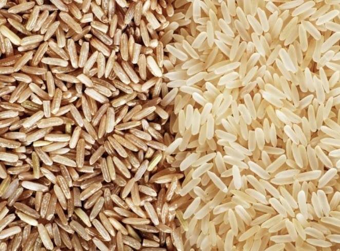 تفاوت برنج قهوه ای با برنج سفید