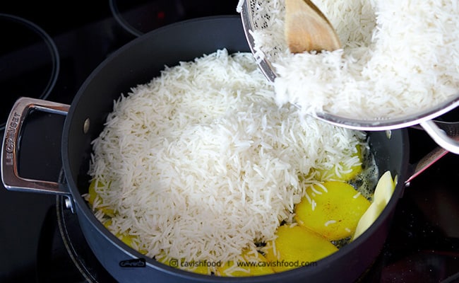 طرز تهیه برنج آبکش ایرانی - کاویش