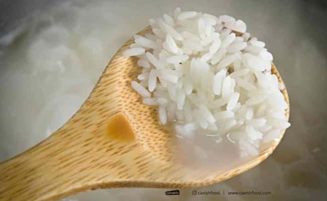 مراحل پخت برنج کته