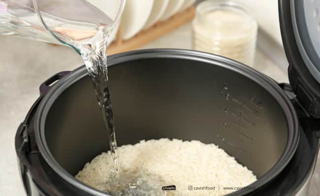 مراحل طرز پخت برنج در پلوپز دیجیتالی -کاویش