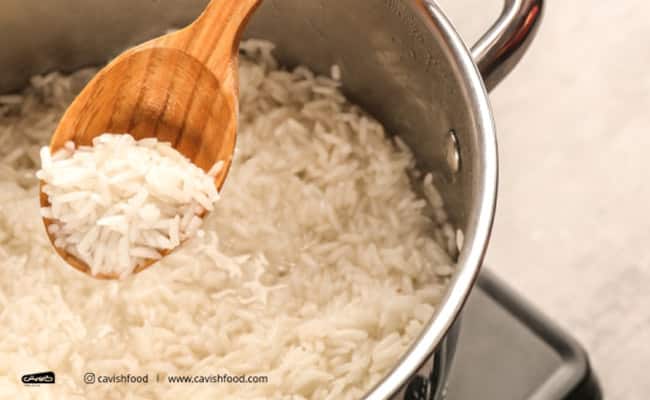 اولین روش پخت برنج در قابلمه استیل