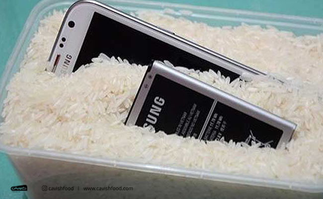 خشک کردن موبایل با استفاده از برنج واقعیت دارد؟