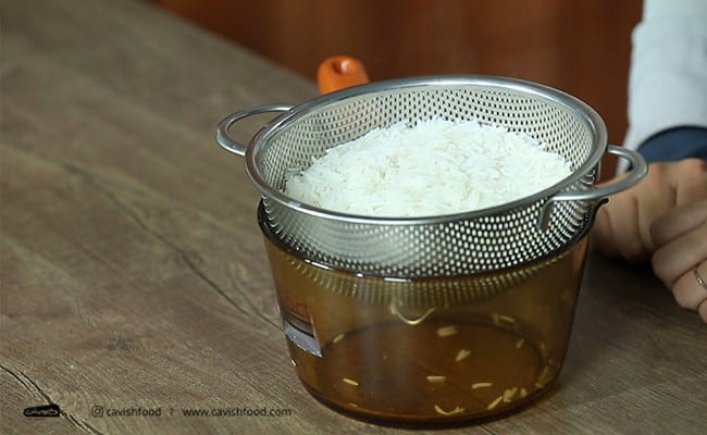 طرز پخت برنج هاشمی به روش آبکشی